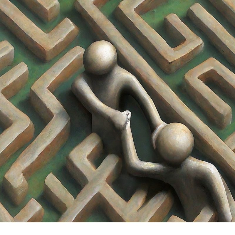 two in maze