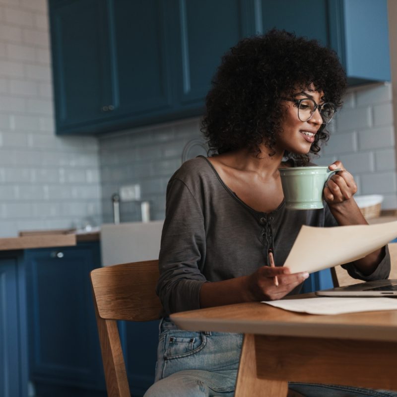 Woman at laptop